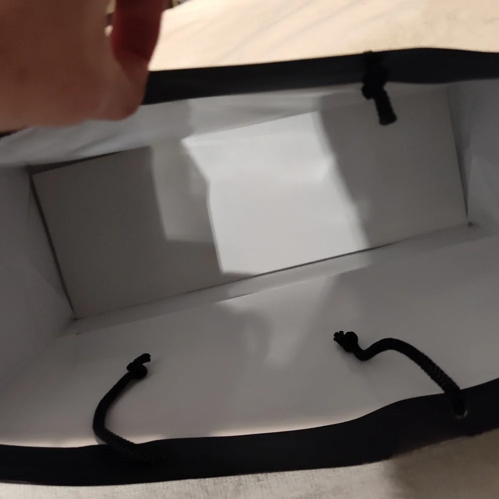 NWT! ULINE Black Matte Gift Bag Set (19ct)